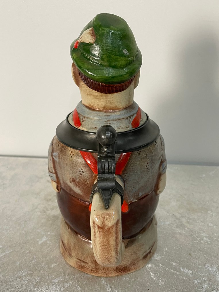 Gerzit - Στάιν μπύρας - Κασσίτερος, Αγγειοπλαστική - Bierpul Man με ακορντεόν #4.3