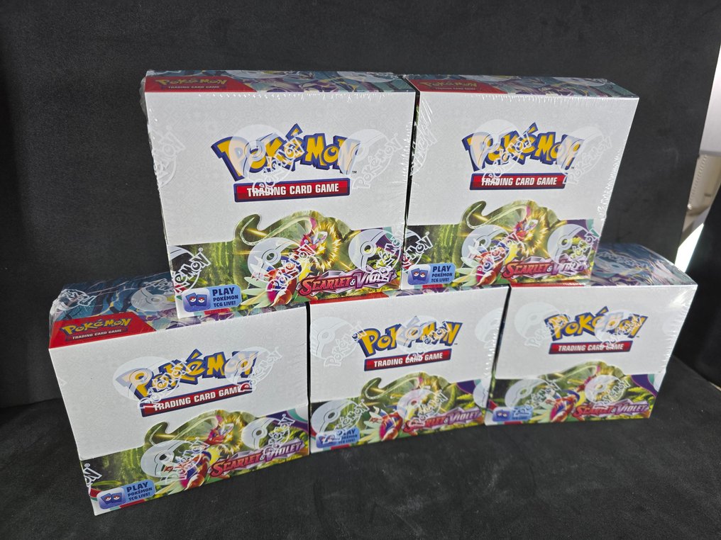 Pokémon - 5 Booster box - Scarlet & Violet - Scarlet & Violet - Scarlet & Violet #1.0