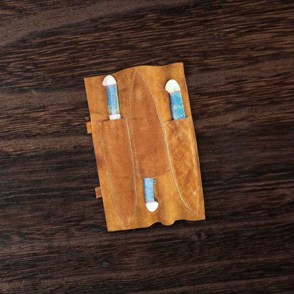 Konyhakés - Chef's knife - Acél, Csont - Észak-Amerika #3.2