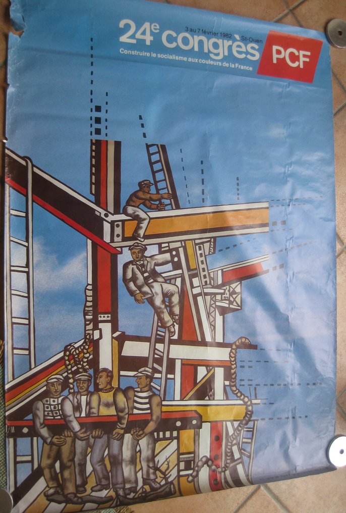 Fernand Leger - 24e congrès PCF 1982 - 1980s #1.0