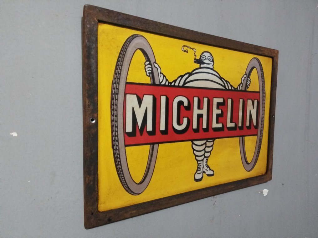 Michelin - 铁制招牌 - michelin - 廣告牌 - 1950 - 鐵 #1.0