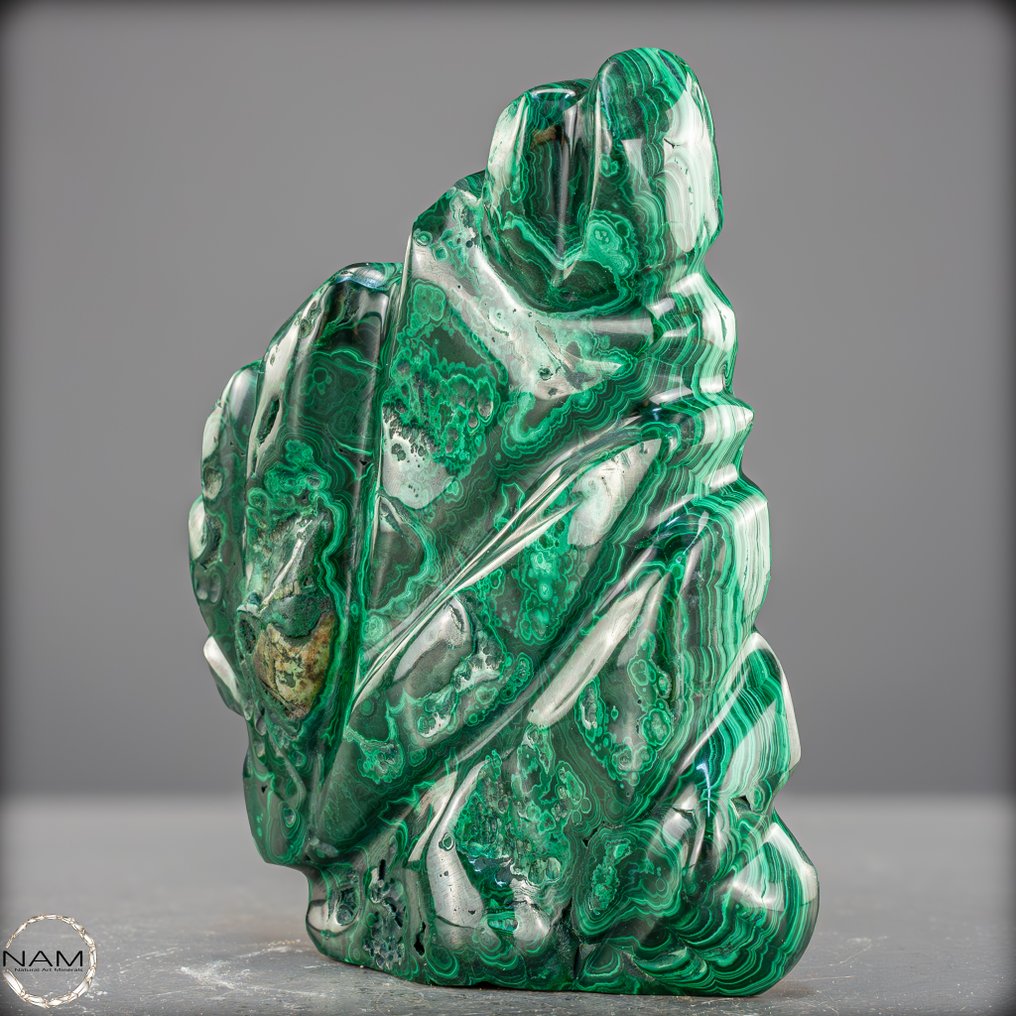 Η φλόγα της μεταμόρφωσης – Μοναδική φλόγα μαλαχίτη γεμάτη ενέργεια και έκφραση- 831.44 g #3.2