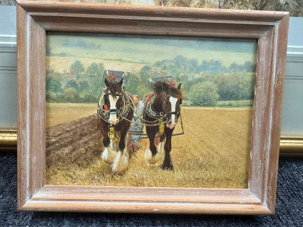 Anthony Richard Tiffin (XX) - Ploughing at Eynsford, Kent #1.0