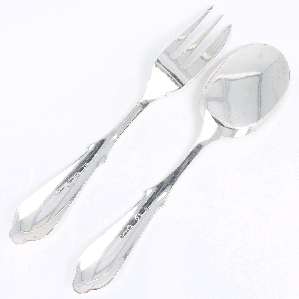 J.M. van Kempen - Gember Couvert - Faqueiro (2) - .833 prata #3.2