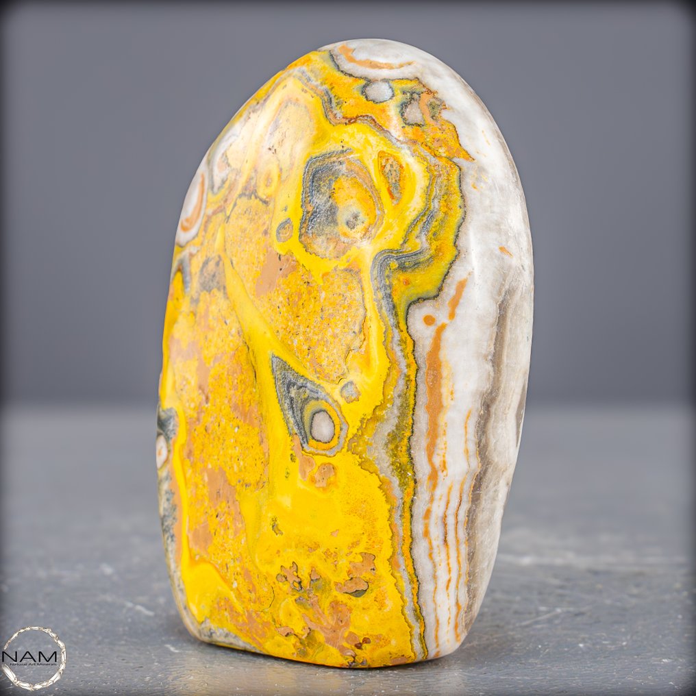 Forme libere di jasper bumblebee mozzafiato Un'opera d'arte della natura in colori vivaci- 176.32 g #3.2