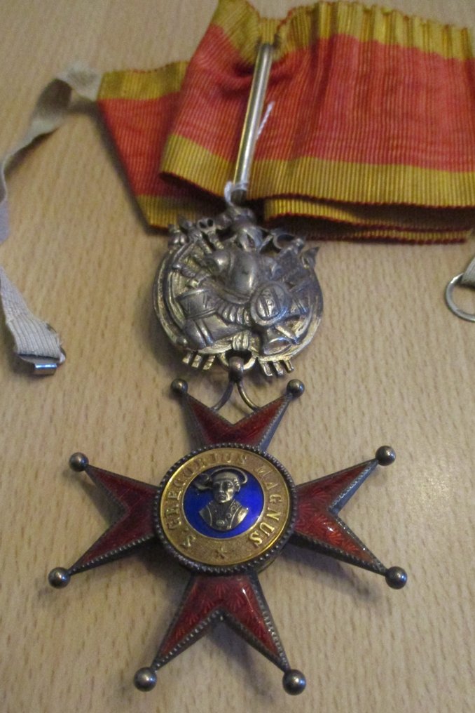 Βατικάνο - Army/Infantry - Στρατιωτικό μετάλλιο - Διοικητής της Τάξης του Αγίου Γρηγορίου σε στρατιωτικό βαθμό #1.0