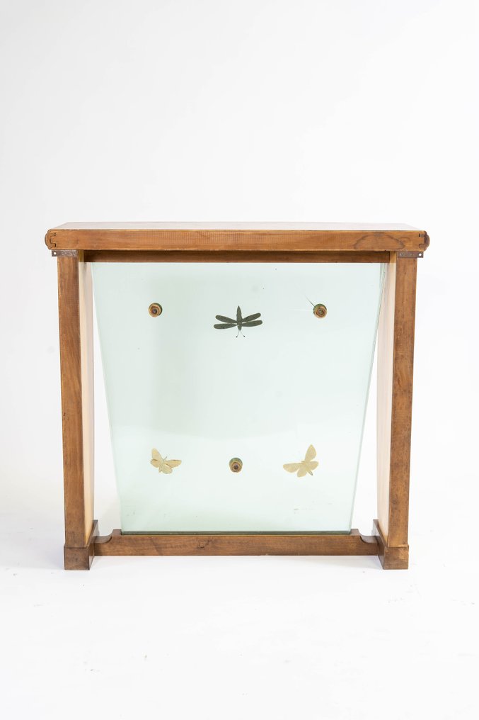 Stolik konsolowy - Drewno, Szkło #4.3