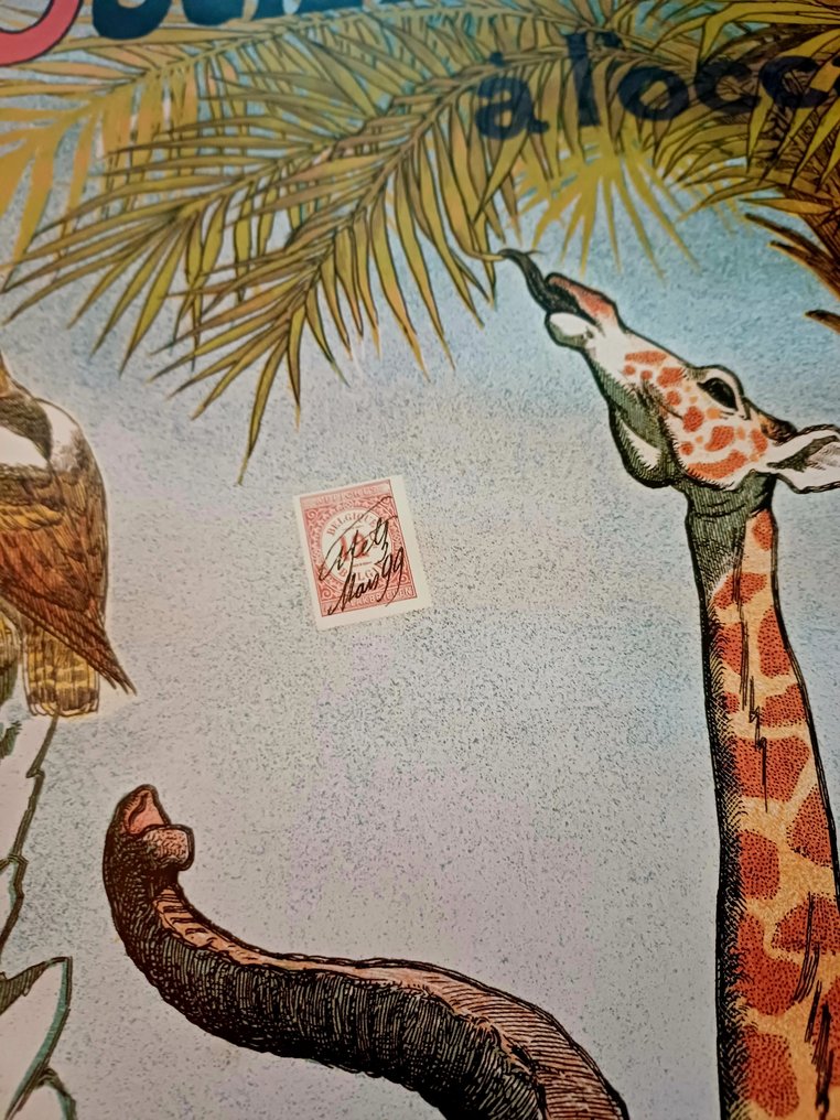 Van Dyck - Affiche Zoo d’Anvers – Van Dyck 300ᵉ Anniversaire (1899) – Réédition Officielle 2012 – 56×75 cm – #2.1