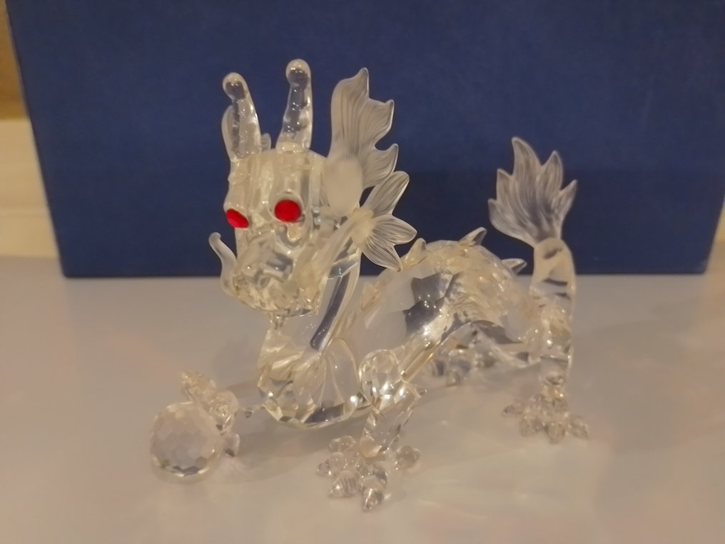Swarovski - Άγαλμα, SCS - Annual Edition 1997 - Dragon - 208398 - Box + Certificate - 0 cm - Κρύσταλλο - 1997 #1.0