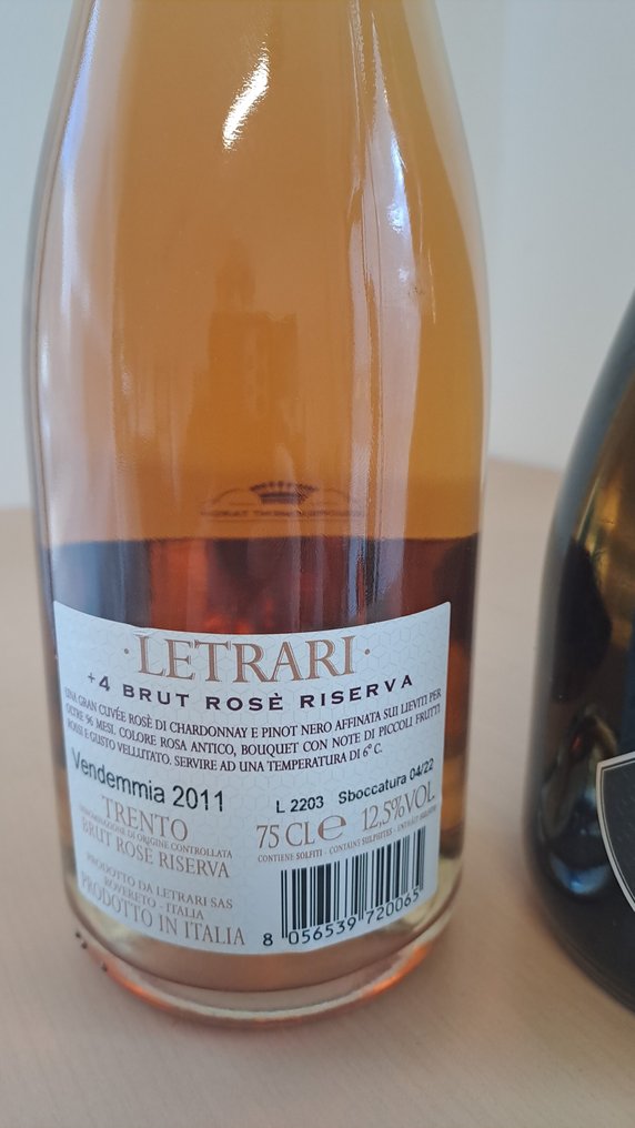 Letrari, 2016 Brut Riserva, 2011 +4 Rose' Brut Riserva & 2016 Quore Pienne Riserva - 特伦托 - 3 Bottles (0.75L) #4.3