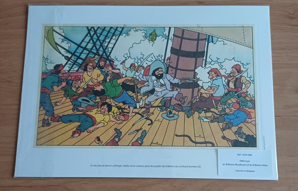Tintin - 3 Lithographies Tintin - 3 Album - First edition - 2012 #1.0
