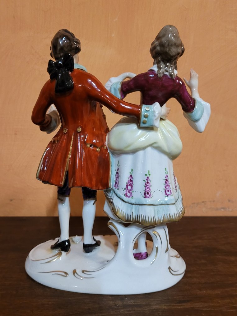 Rudolf Kämmer - 雕像 - Nobili che danzano - 瓷 #3.2