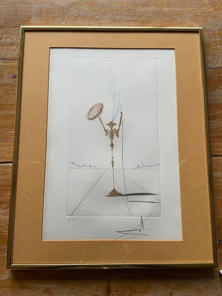 Salvador Dali (1904-1989) - Don Quichote - Le Bouclier Rouge #2.1