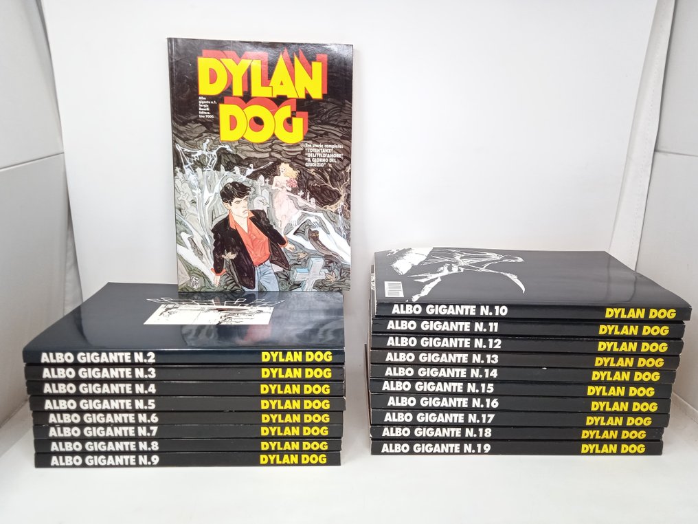 Sequenza completa 19x Dylan dog albo gigante 1/19 completa - 19 Fumetti - Prima ediție #1.0