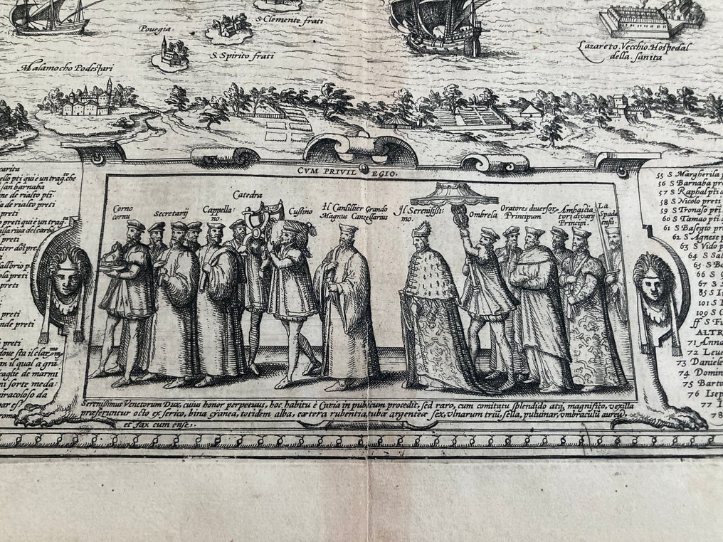 Itália - Veneza; Georg Braun & Frans Hogenberg - Venetia - 1581-1600 #1.0