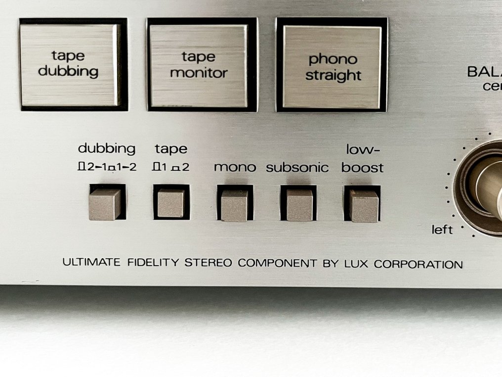 Luxman - C 02 Champagne high-end-serie preamplifier. Samlarens dröm Solid state förförstärkare #2.1