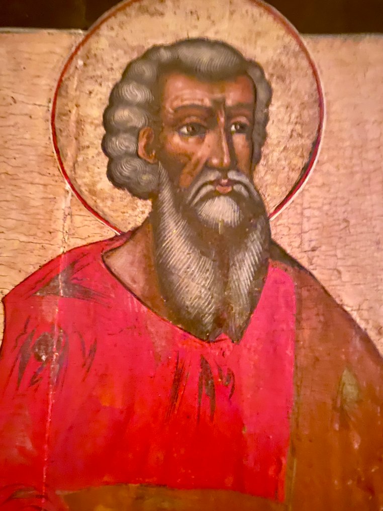 标志 - 福音传道者圣马太 - 木 - 95 x 53 厘米 #4.3