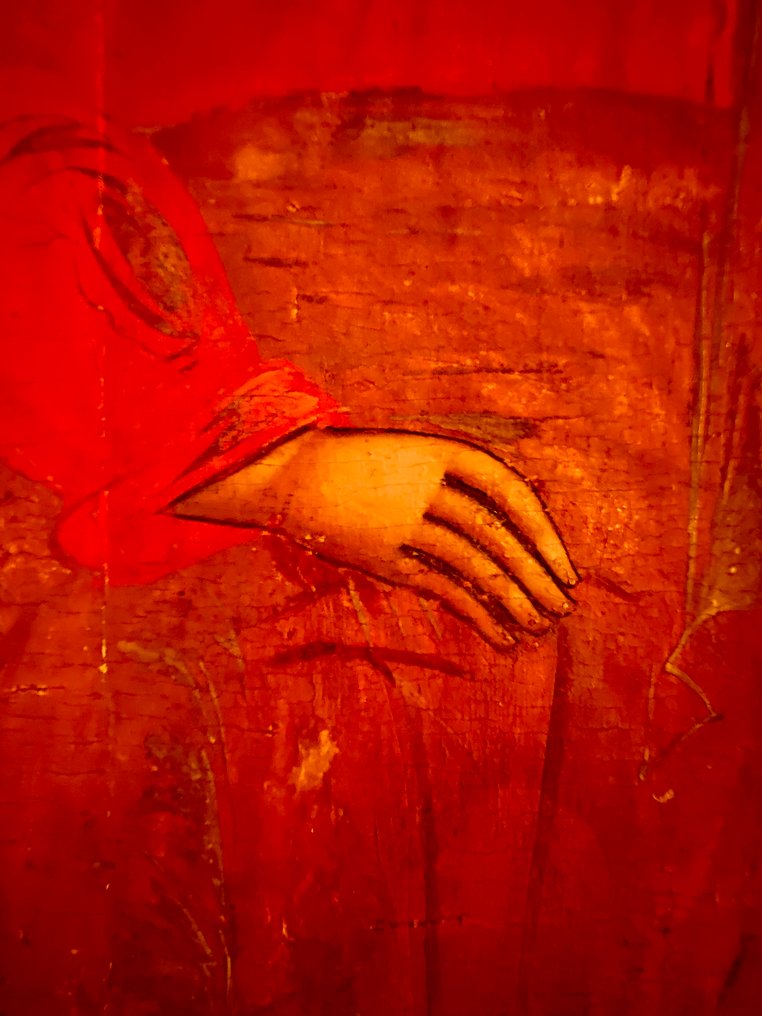 标志 - 福音传道者圣马太 - 木 - 95 x 53 厘米 #3.2