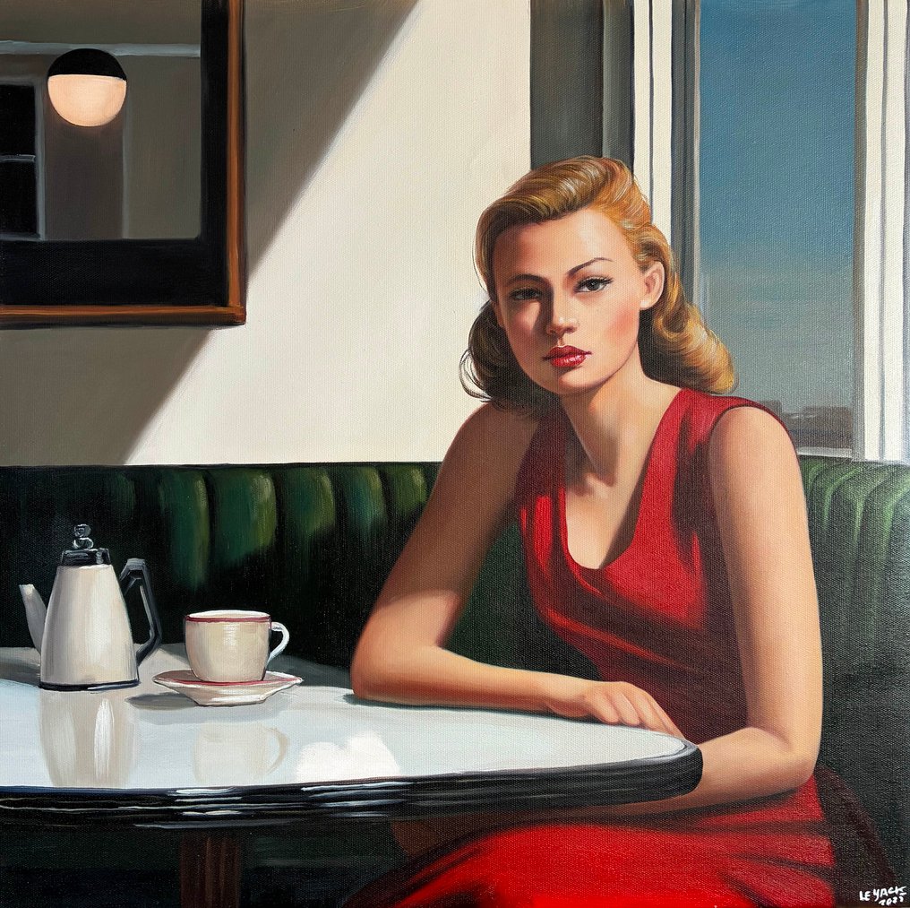 Le Yack - Azure Serenity - Handmade! - unique work #1.0