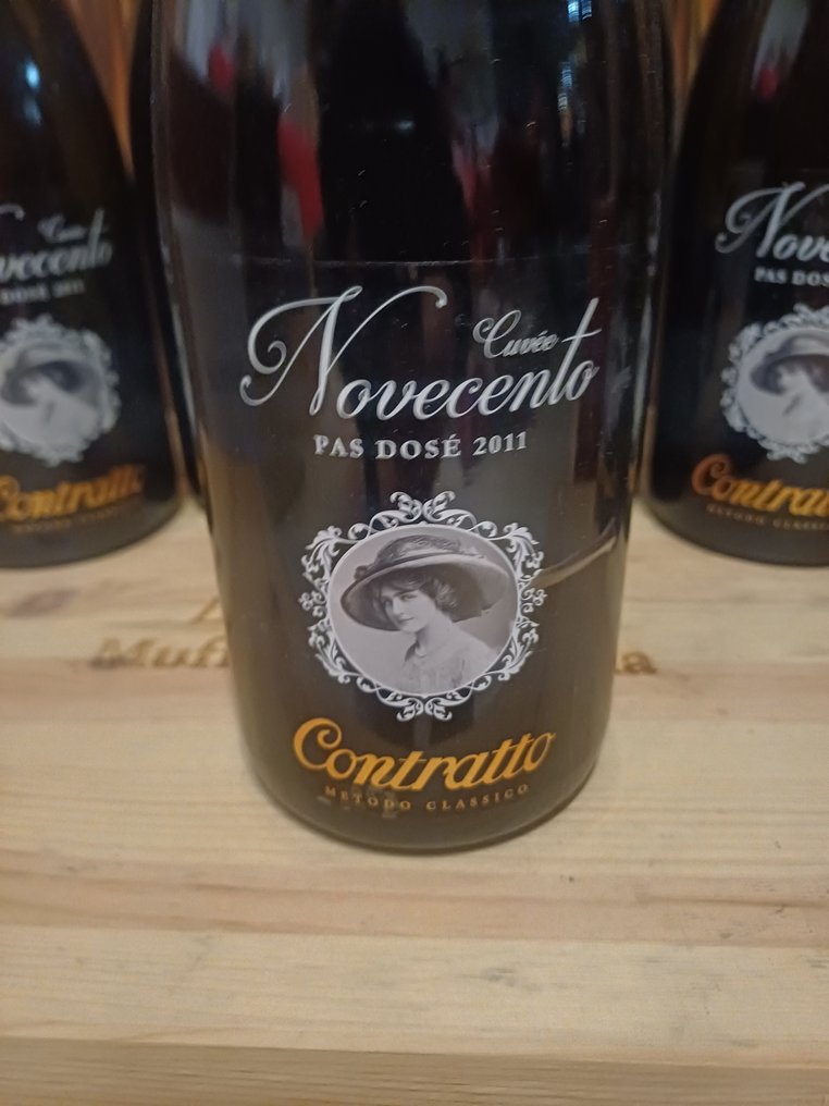 2011 Contratto, Novecento Pas Dosé - Piedmont Metodo Classico - 6 Bouteilles (0,75 L) #1.0