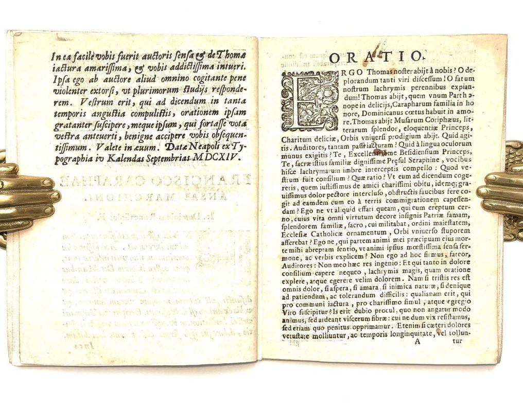 Thomae Caraphae - (MAGIC & OCCULT) In Funere - 1614 #4.3