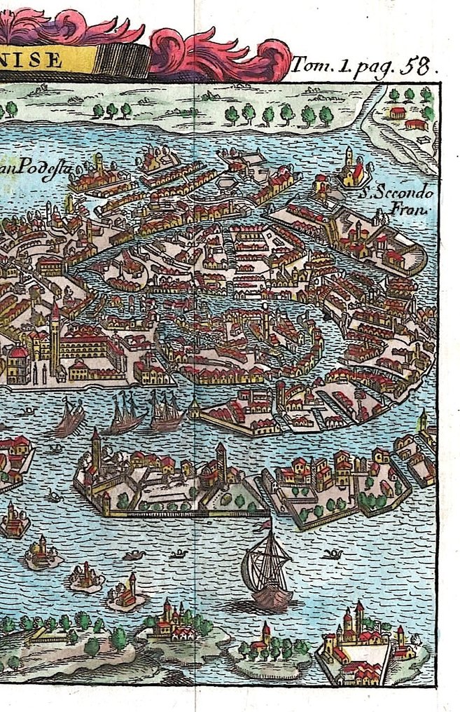 Italia - Venezia, Veneto; Rogissart - Venise - 1701-1720 #2.1