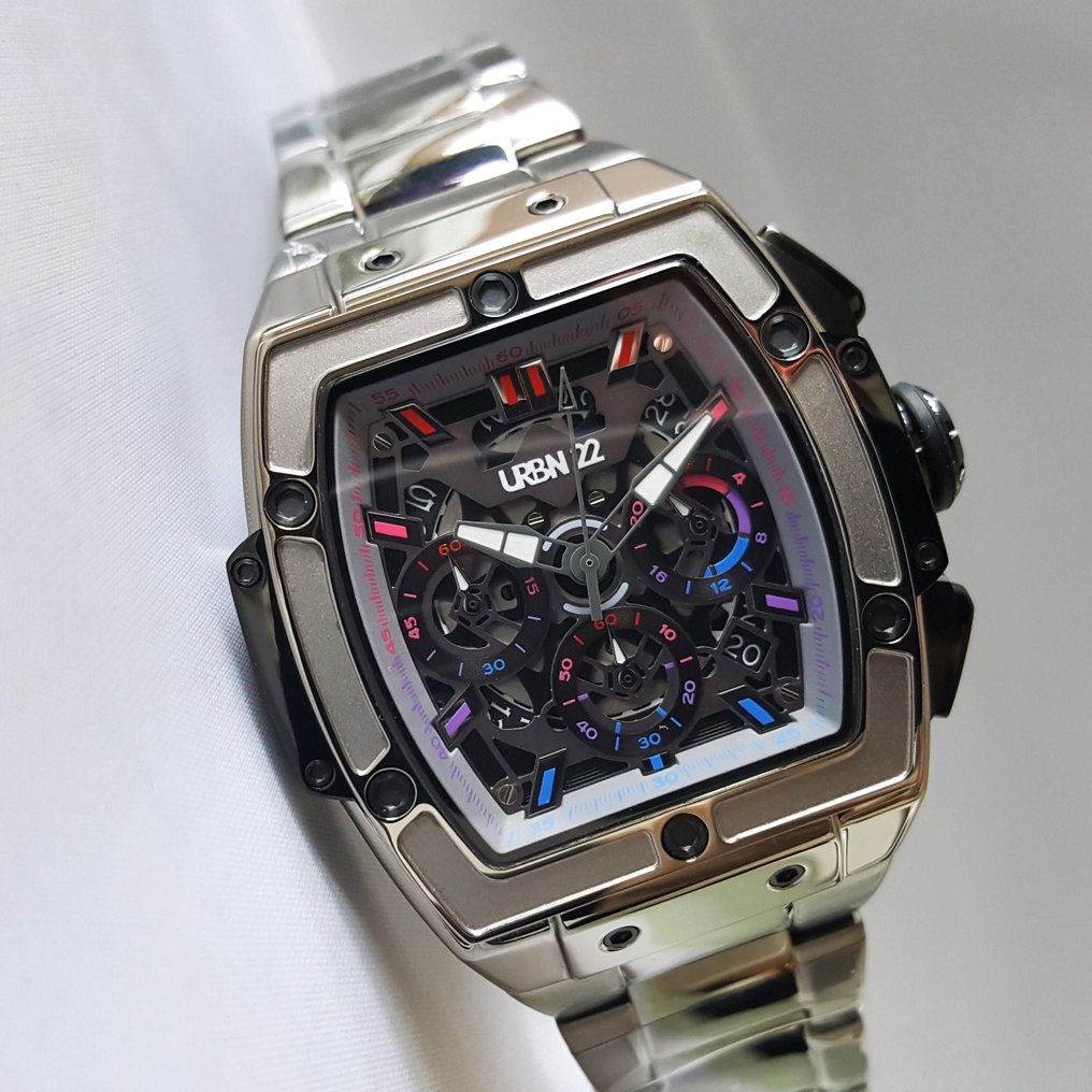 URBN22 - Skeleton - GunMetal - Seiko - Chronograph - New - 没有保留价 - 男士 - 2025 #2.1