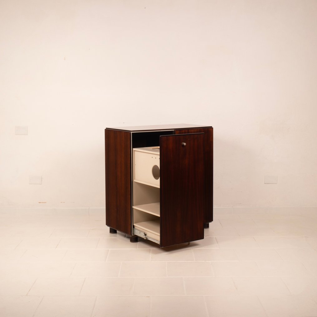 Stildomus - Afra Scarpa, Tobia Scarpa - Spritskåp - Torcello - Rosenträ, Aluminium, Trä - Mobile Bar #4.3