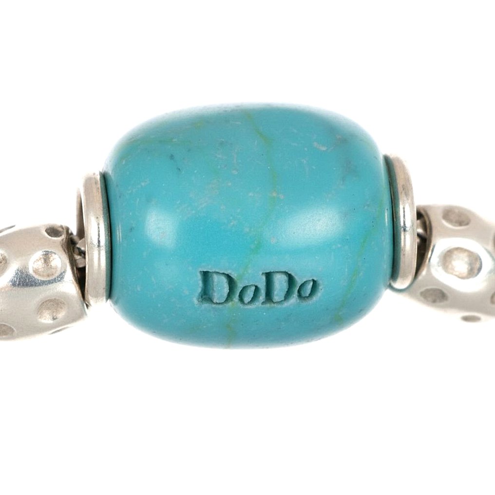 Dodo - 手镯 - 18K包金 白金 - 0.92ct. tw. 绿松石 - 钻石 #3.2