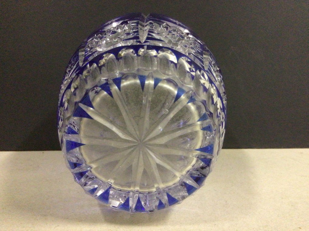 Jarra - Cristal - Bohemian - azul cobalto #3.2