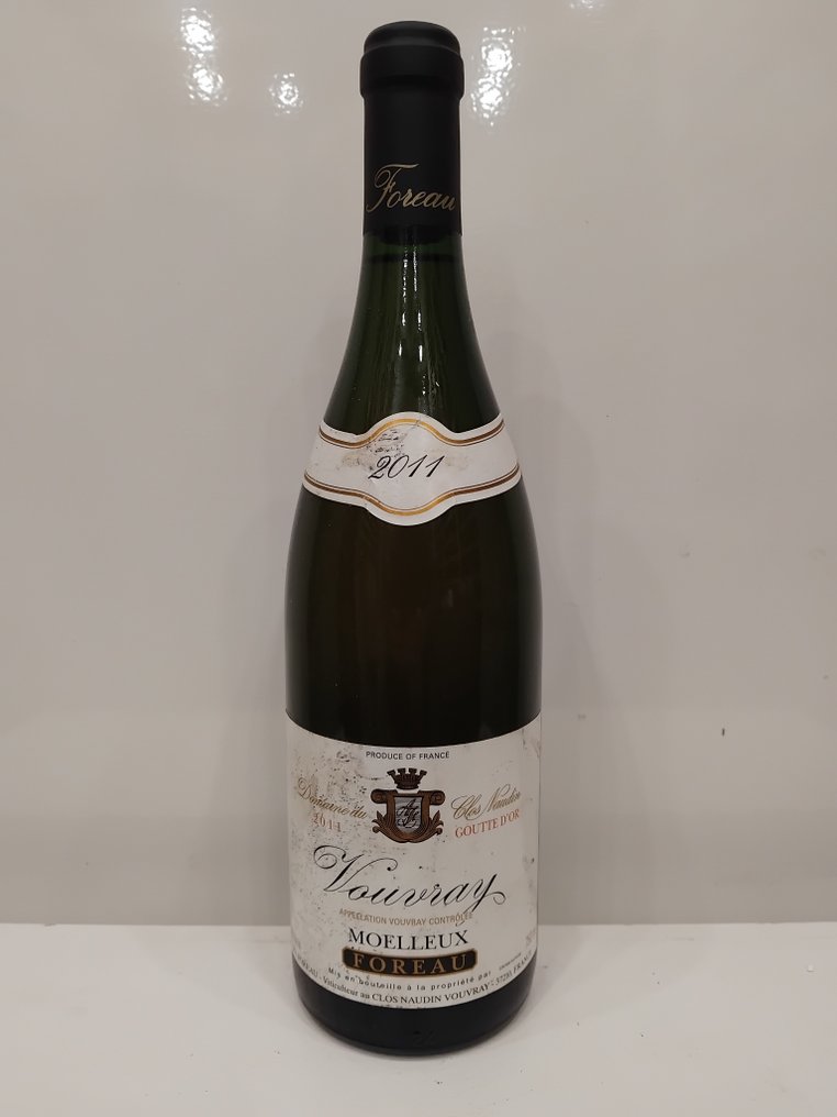 2011 Foreau, très rare Moelleux "Goutte d'Or" - Vouvray - 1 Pullo (0.75L) #1.0