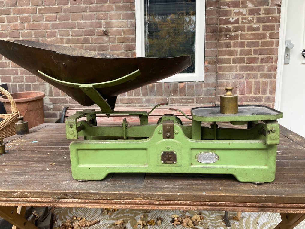 V.I.W. - Χημική ζυγαριά -  IJkwezen Model - Χυτός ορείχαλκος - Ζυγαριά και 5 βάρη #1.0