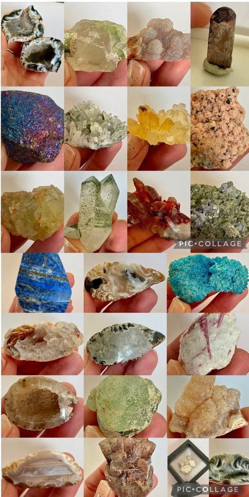 collezione di minerali - Altezza: 6.5 cm - Larghezza: 3.3 cm- 959 g - (25) #1.0