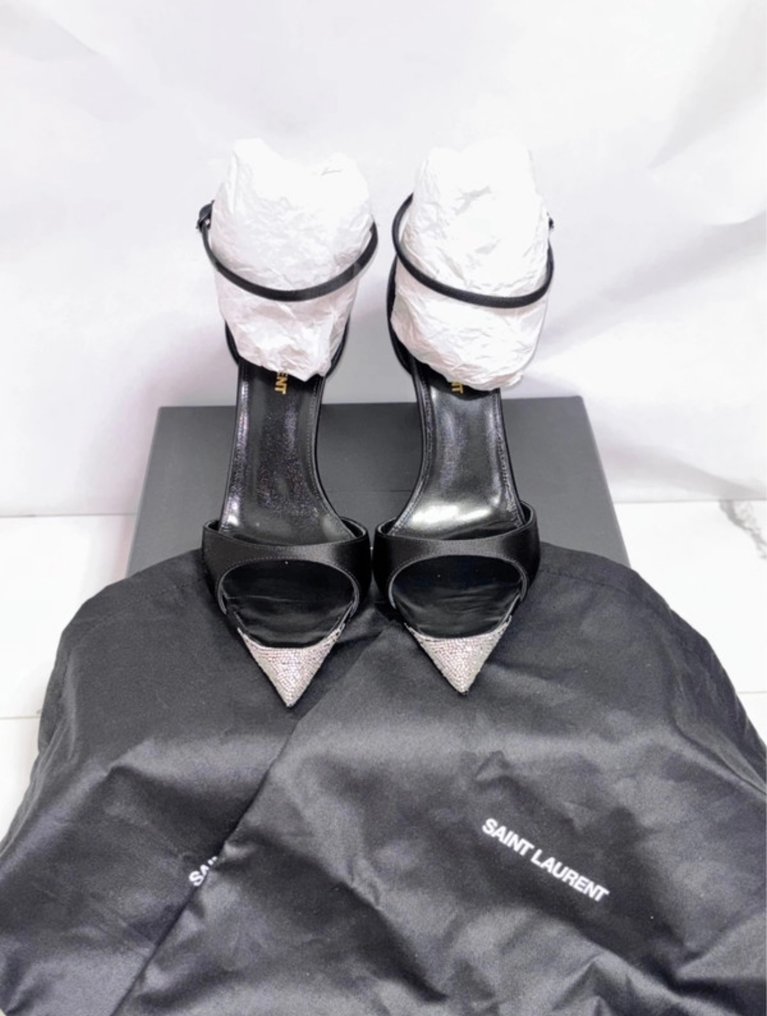 Saint Laurent - Πέδιλα με τακούνι - Mέγεθος: EU 37.5 #2.1