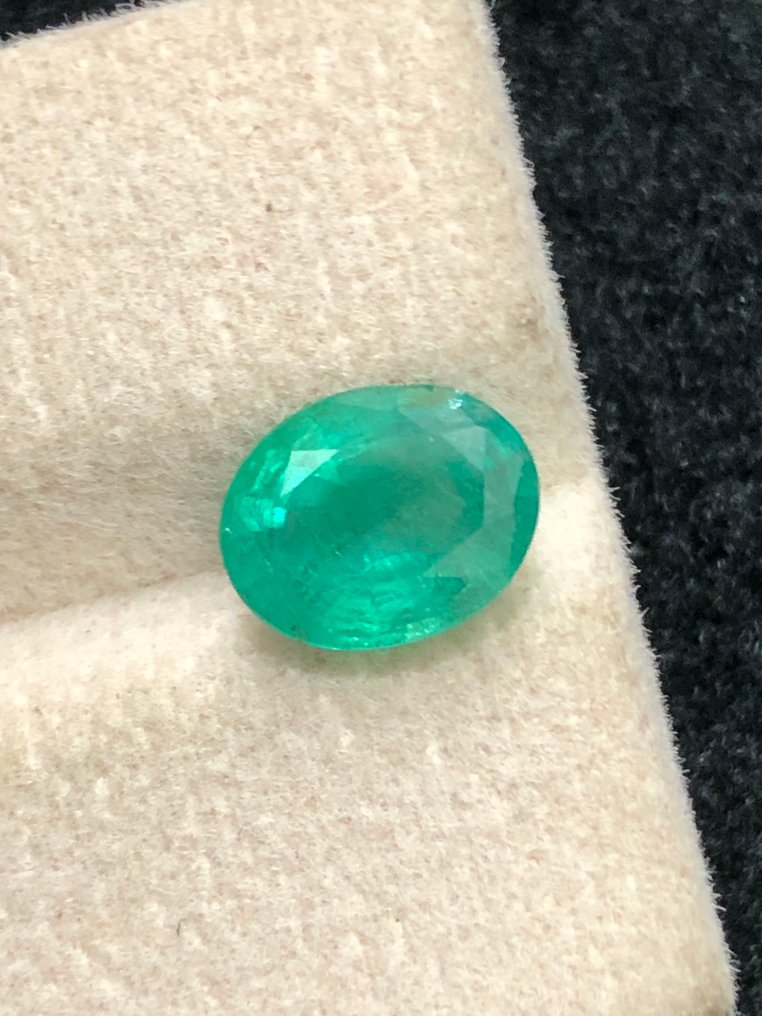 沒有保留價 - 1 pcs  綠色 祖母綠  - 2.01 ct - 國際寶石學院（International Gemological Institute (IGI)） #4.3