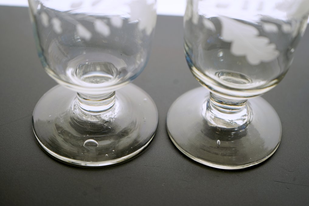 Jagdgläser Schlesien Mitte 19.Jhdt. - Bicchiere (2) - Vetro #3.2