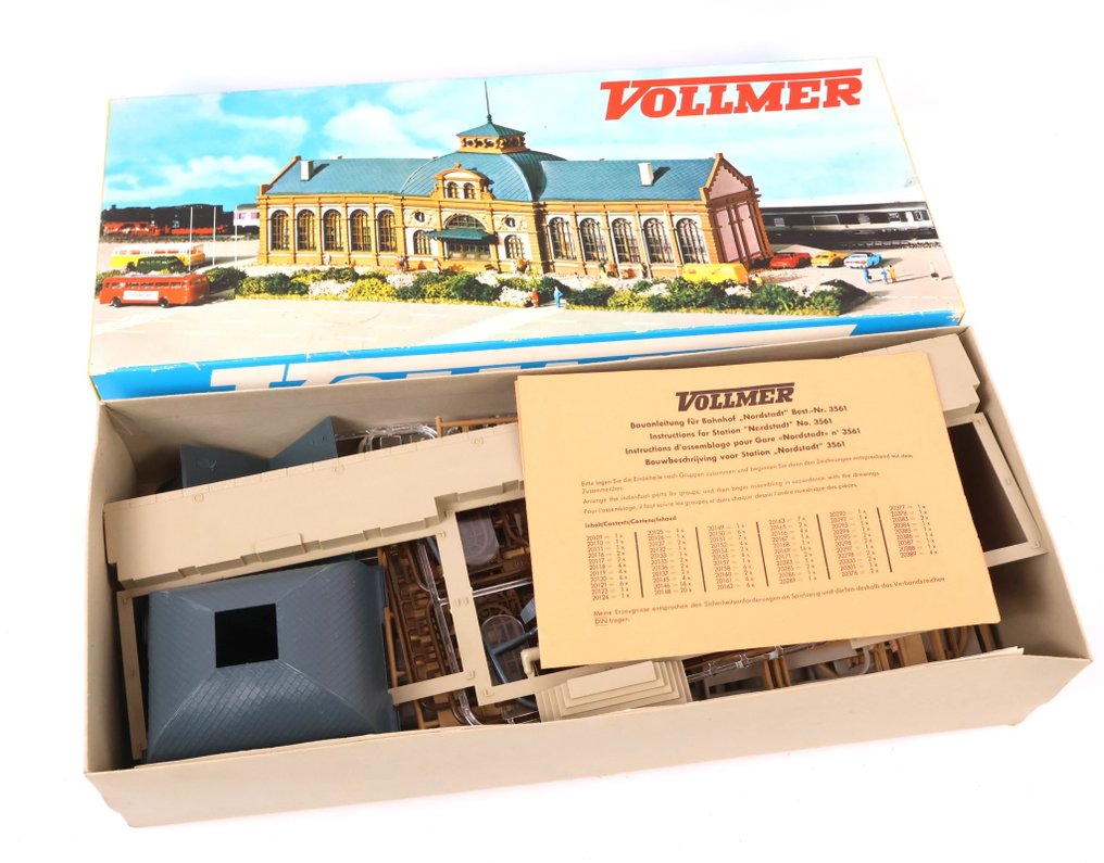 Vollmer H0 - 3561 - Byggsatser för modelltåg (1) - Byggsats: station Nordstadt #1.0