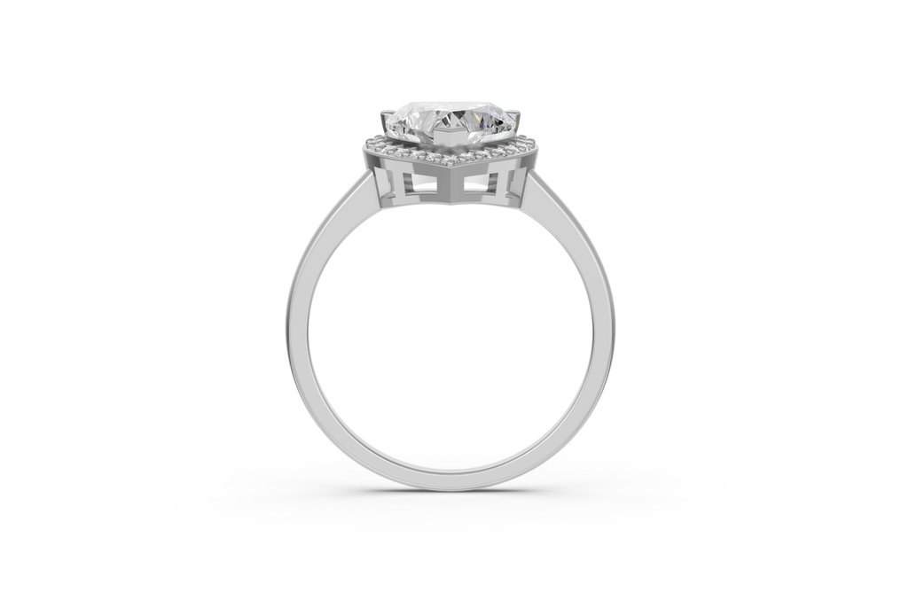 戒指 - 14K包金 白金 - 2.54ct. tw. 钻石 (实验室培育) - 钻石 #2.1