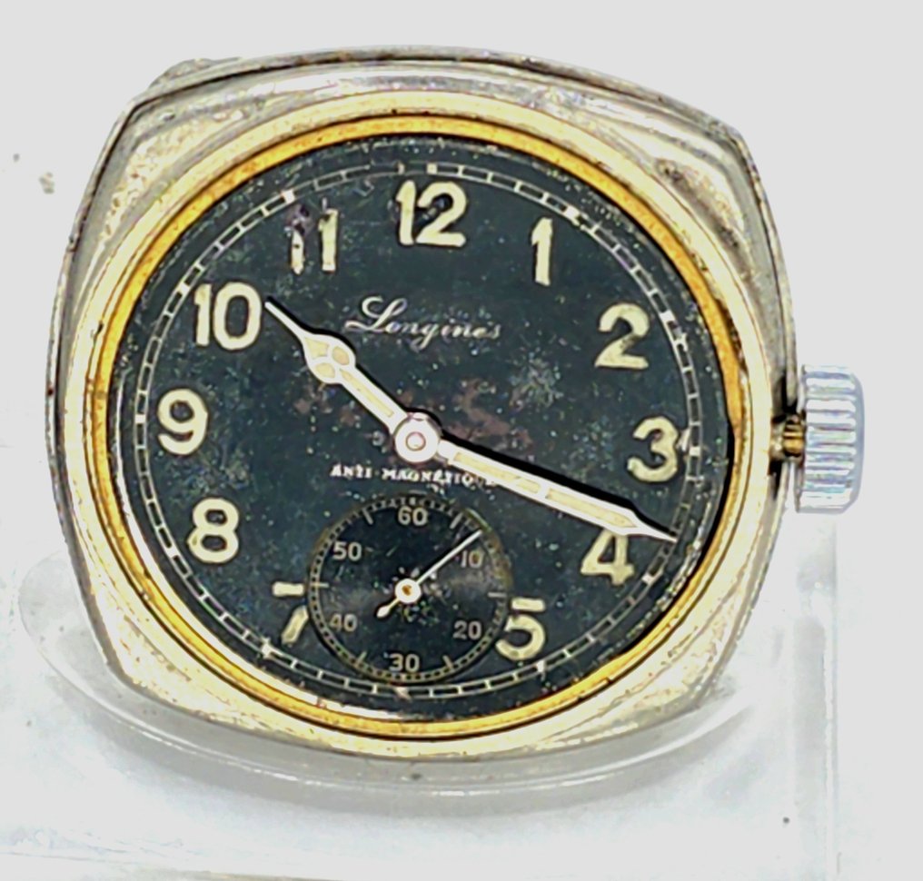 Longines - Tschechische Military - Fliegeruhr - Kaliber 15.68Z - schwarzes Orignal Ziffernblatt - Schweiz um 1946 - Men - 1900-1949 #3.2