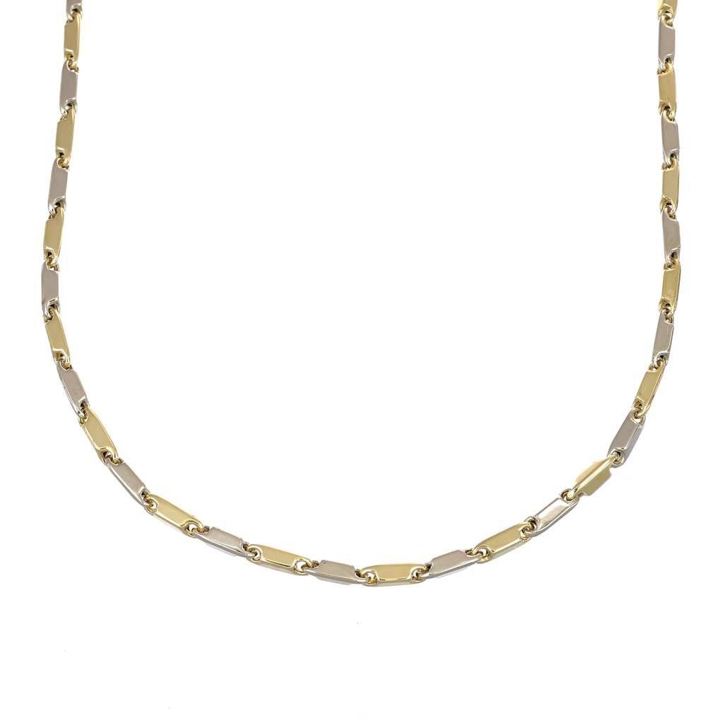 Halsketting - 18 karaat Geel goud, Witgoud #4.3