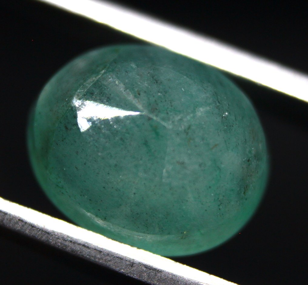 Cts. 5.50 Natural Emerald  Zambia Faceted - Altezza: 12 mm - Larghezza: 10 mm- 1.1 g #4.3