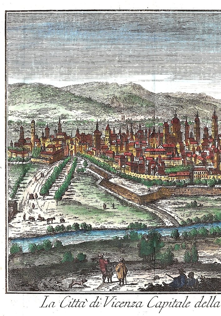 Italy - Vicenza, Veneto; T. Salmon - Città di Vicenza Capitale della Provincia Vicentina nello stato Veneto - 1721-1750 #1.0
