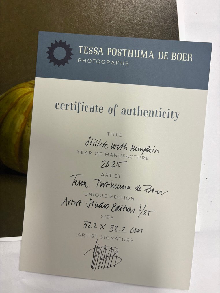 Tessa Posthuma de Boer - Stillife with pumpkin #2.1