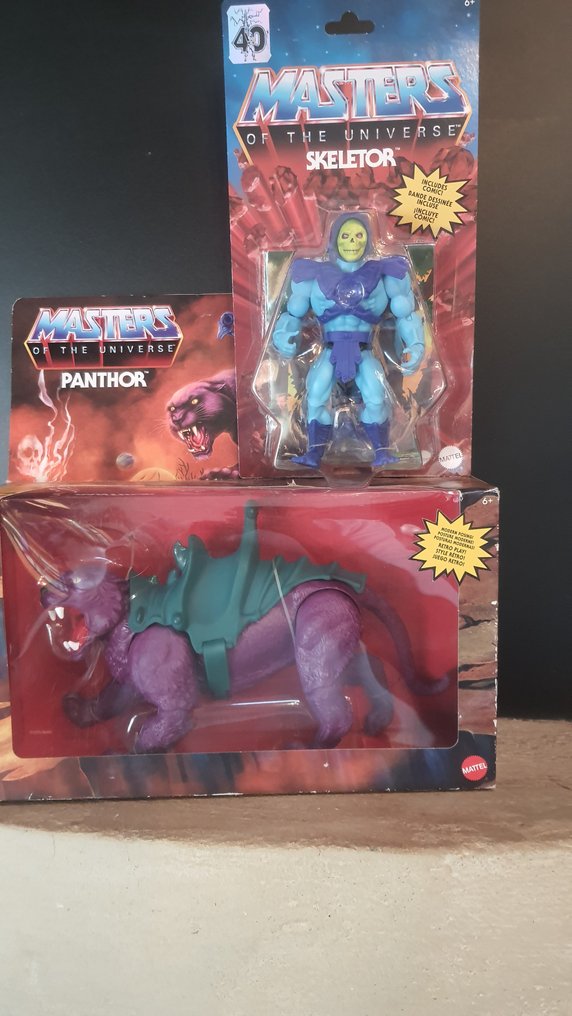 Mattel - Αγαλματίδιο - Panthor et Skeletor (2) - Πλαστικό #1.0