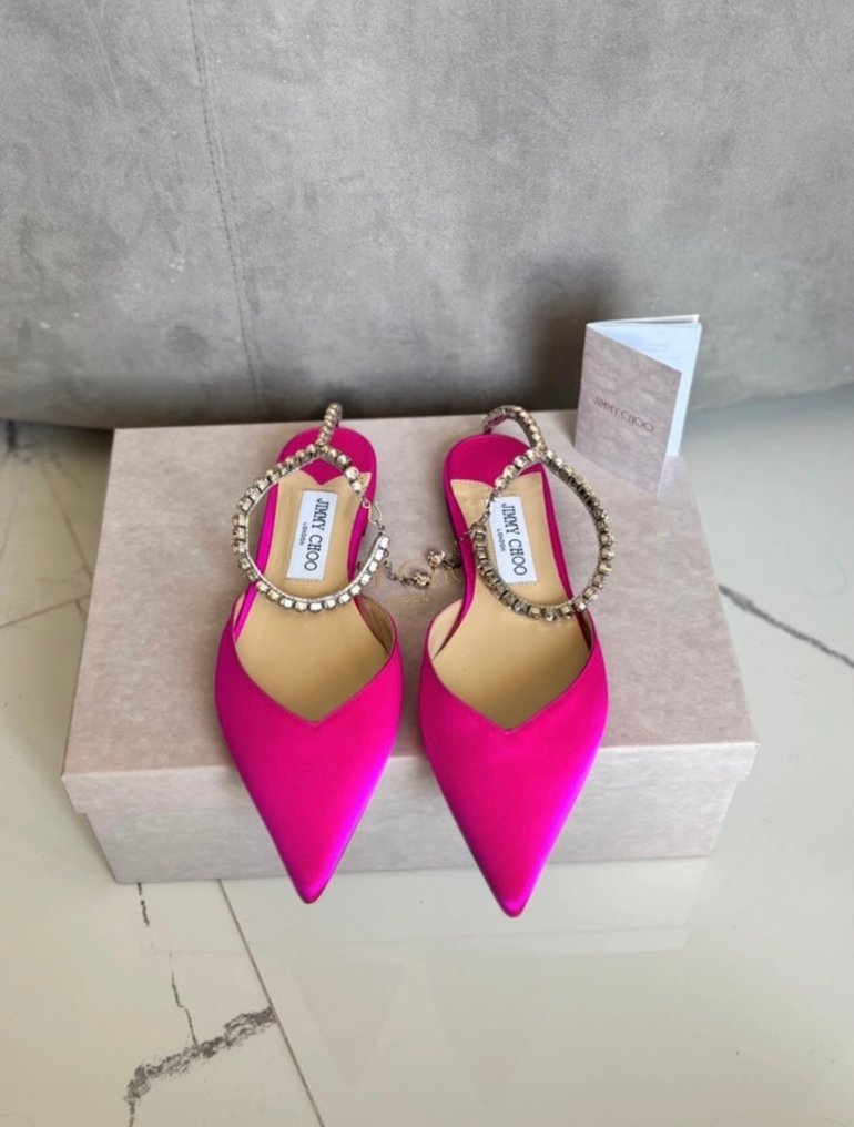 Jimmy Choo - Flade sandaler - Størelse: EU 37 #1.0