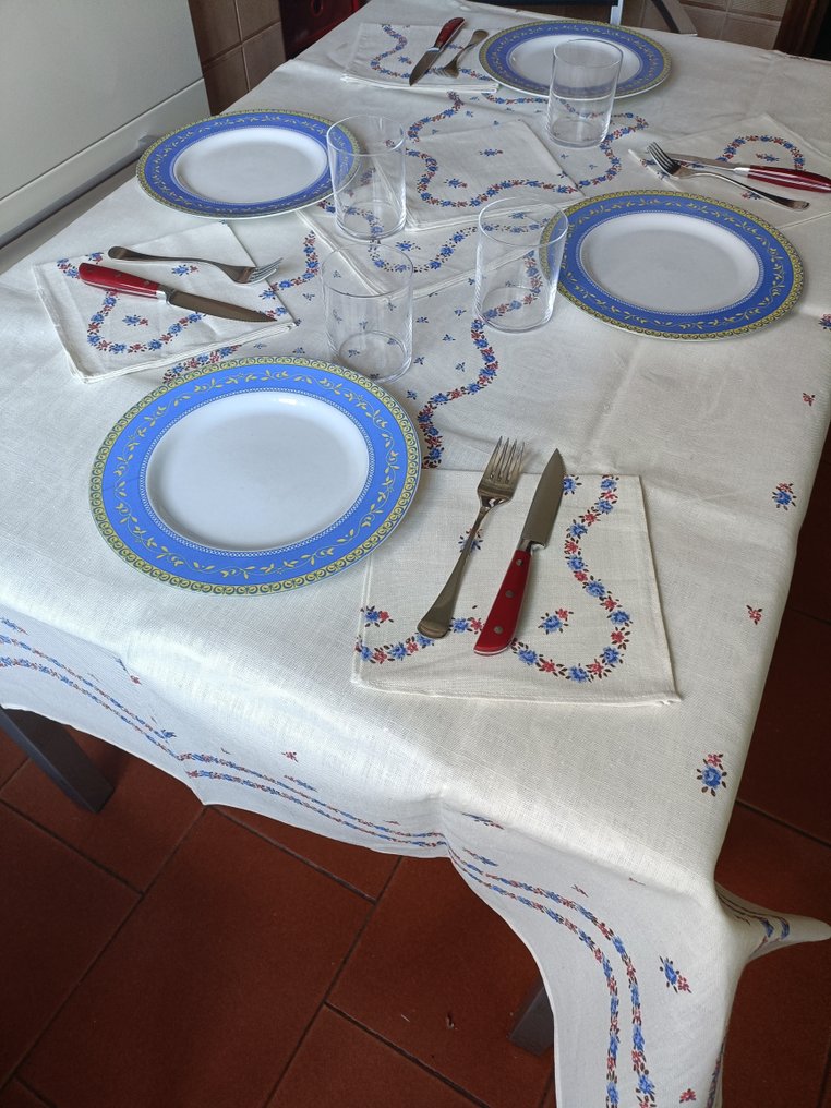 tessitura toscana-chieri lino - 桌布 (14)  - 17 cm - 140 cm #3.2