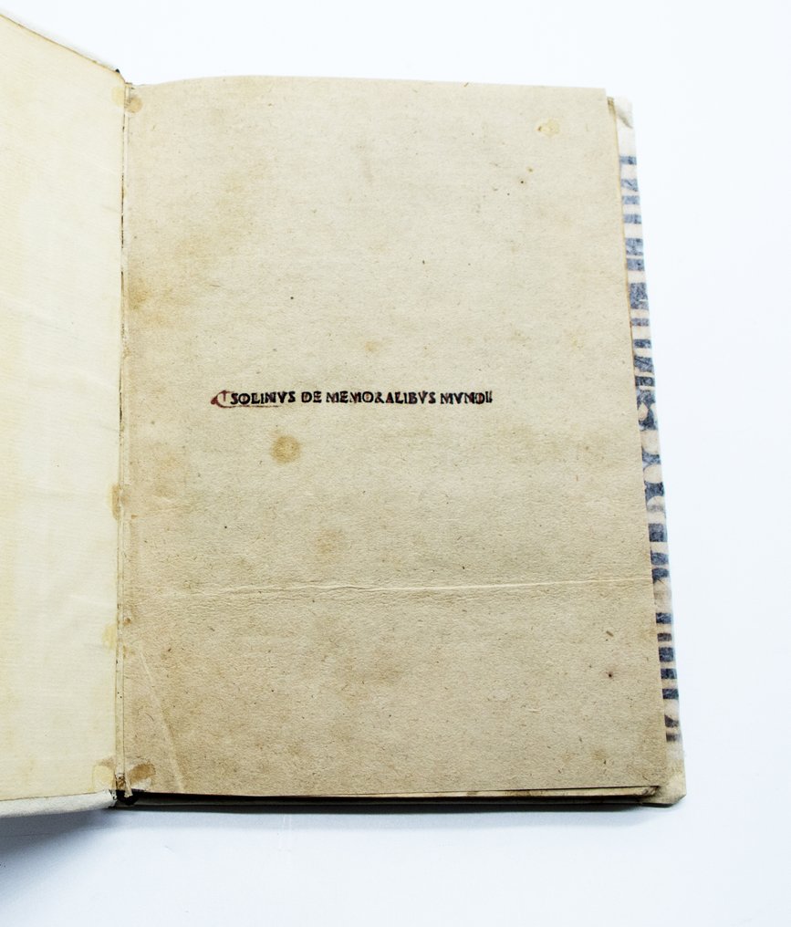 Solinus - [Incunable] de Memoralibus Mundi - 1493 #1.0