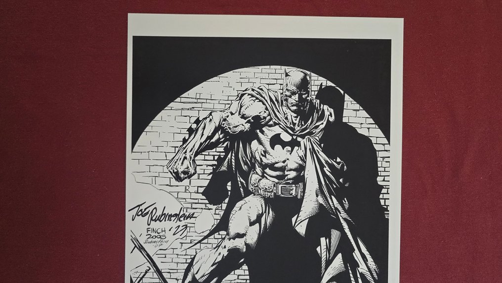 Batman - Batman Black&White Joe Rubinstein firmata - 1 Λιθογραφία - Πρώτη έκδοση #3.2