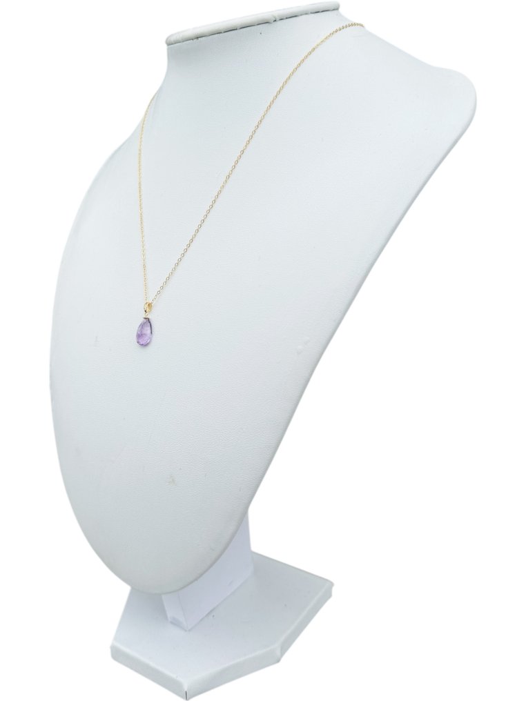 Sans prix de réserve - Collier - 18 carats Or jaune Améthyste #3.2