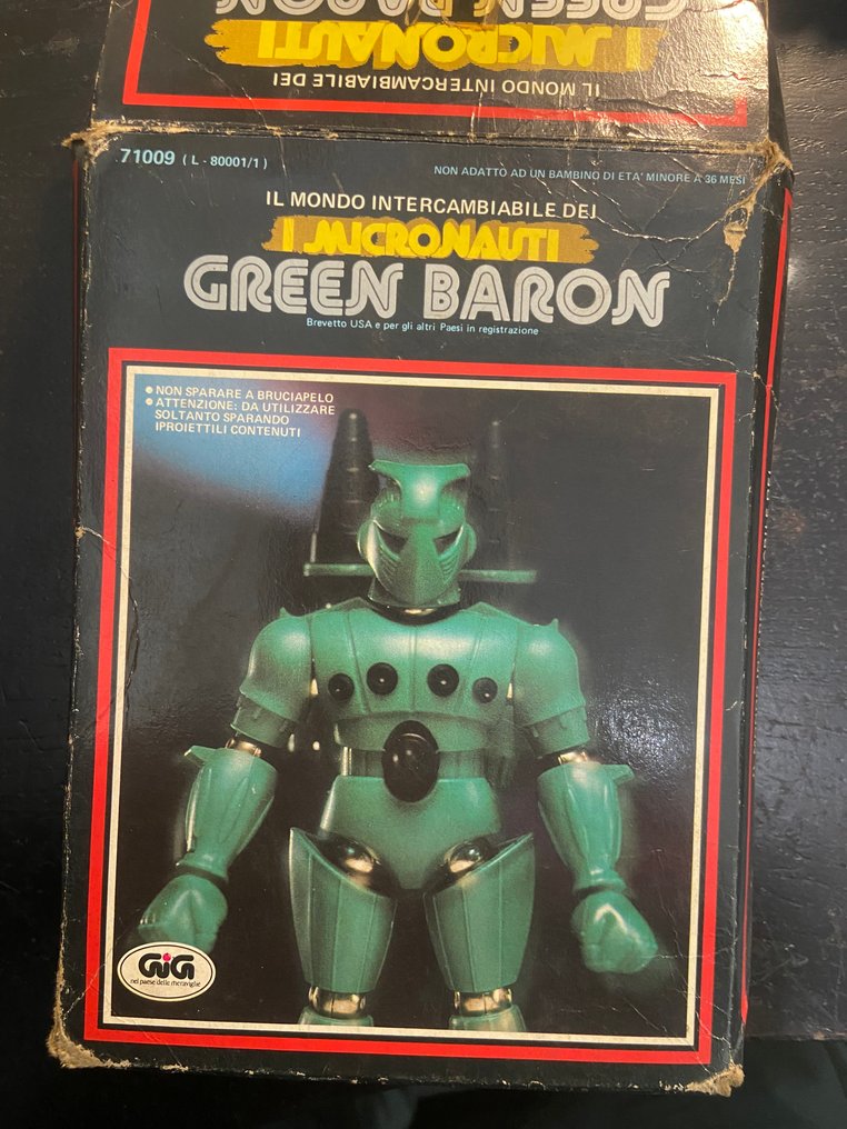GIG - Actionfigur Green Baron Micronauti - 1970-1980 #3.2